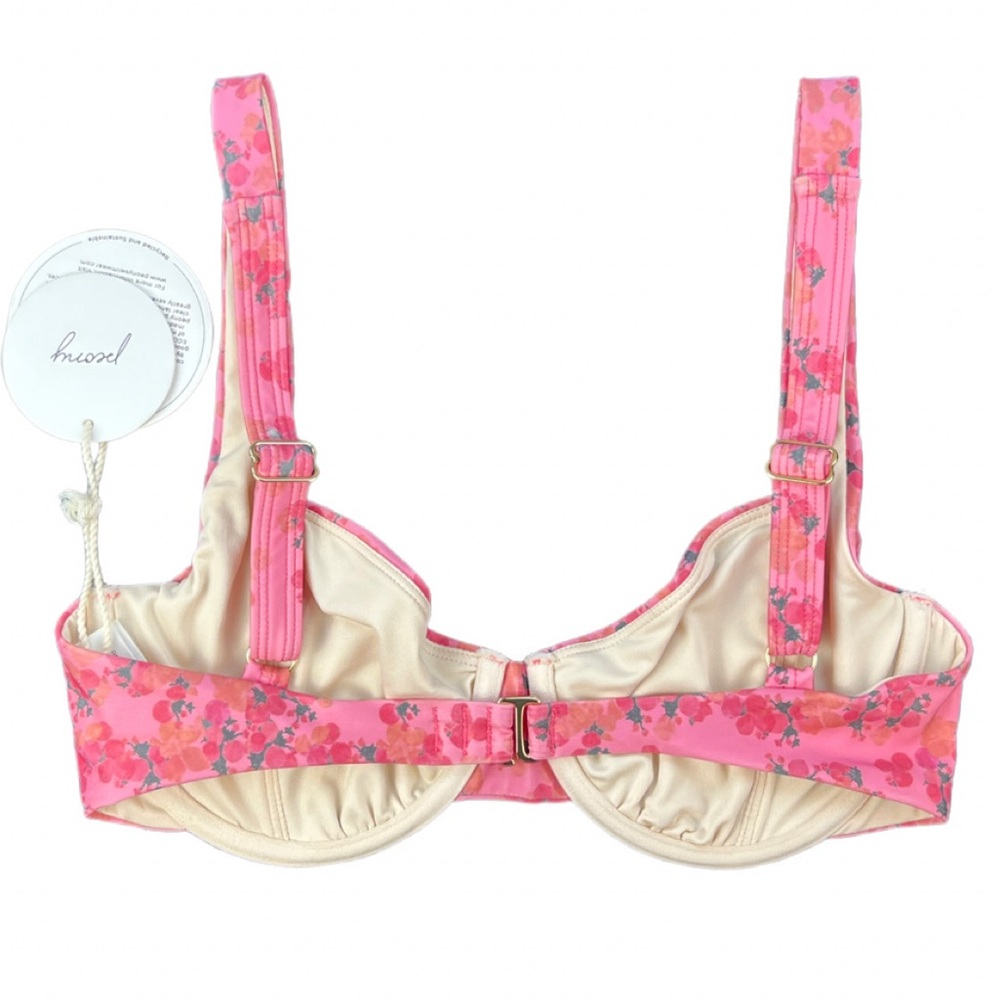 NWT PEONY Pomegranate Balconette Bikini Top - 6 - Picture 4 of 5
